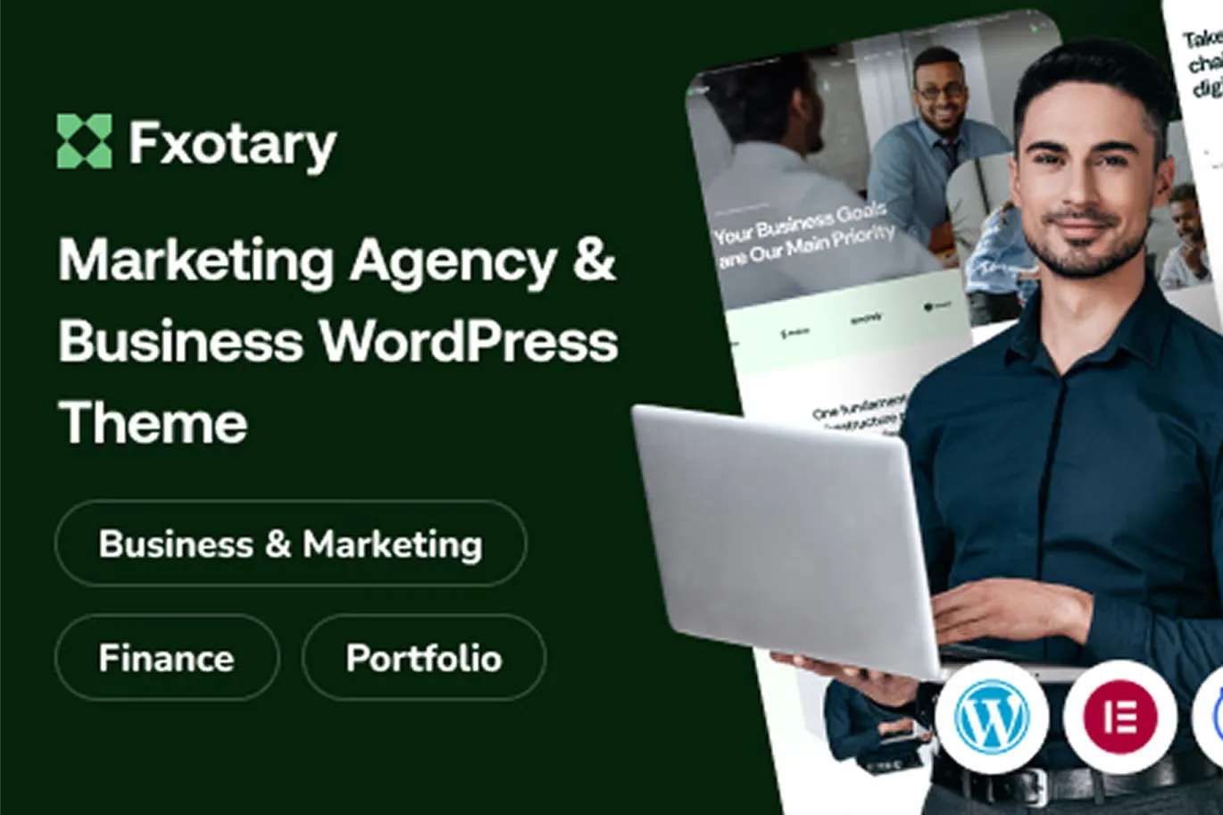 Fxotary – Modern Digital Agency WordPress Theme