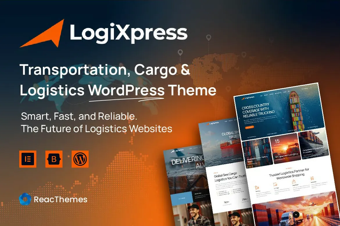 LogiXpress - Transport & Logistics WordPress Theme