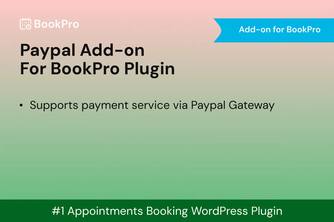 PayPal Payments Standard Add-on for BookPro Plugin