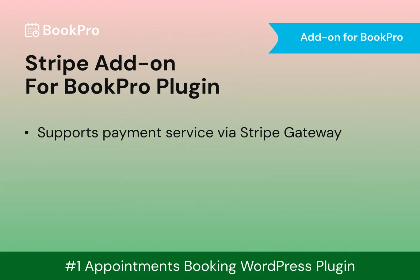 Stripe Payment Add-on for BookPro Plugin
